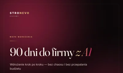 90 dni do firmy z AI