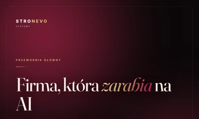 Firma, która zarabia na AI