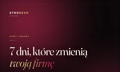 7 dni, które zmienią twoją firmę